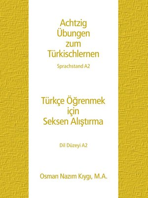 cover image of Achtzig Übungen zum Türkischlernen